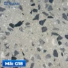 Gạch Terrazzo Nasaki Ghi Xám Hạt Đen G18