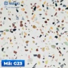 Gạch Terrazzo Nasaki Trắng Hạt Đa Sắc G23
