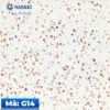 Gạch Terrazzo Nasaki Trắng Hạt Đỏ Nhỏ G14