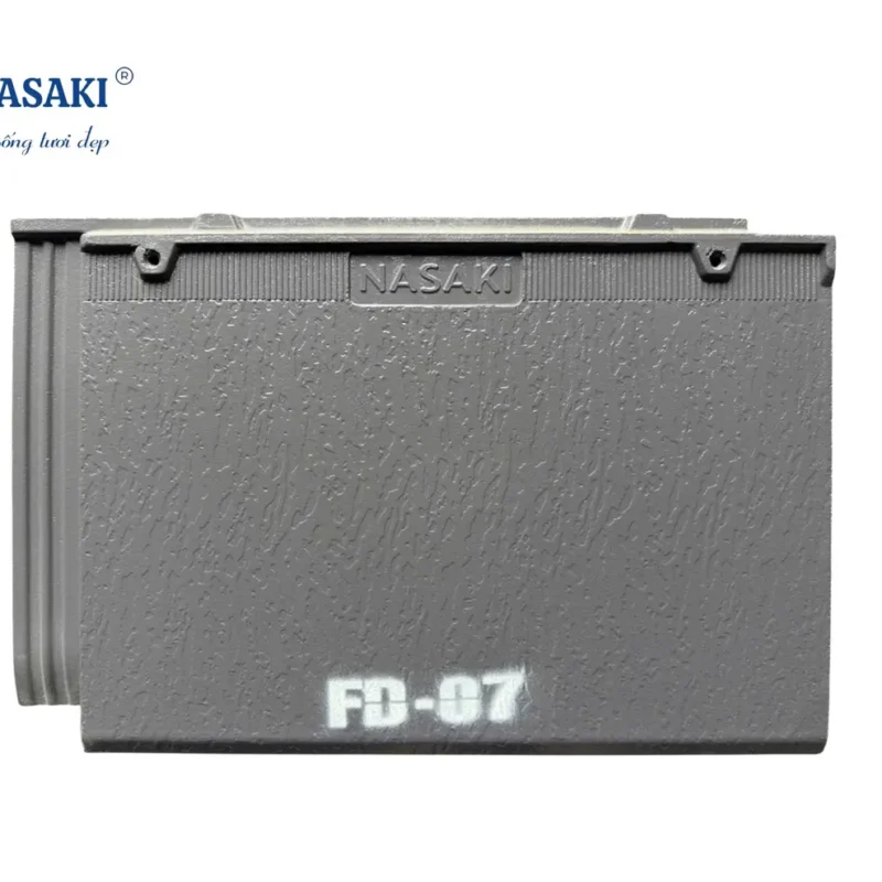 Ngói phẳng vân da ghi sáng (FD07)