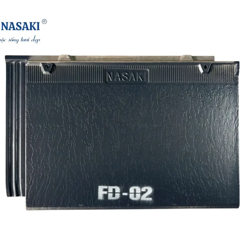 Ngói phẳng vân da ghi đậm (FD02)