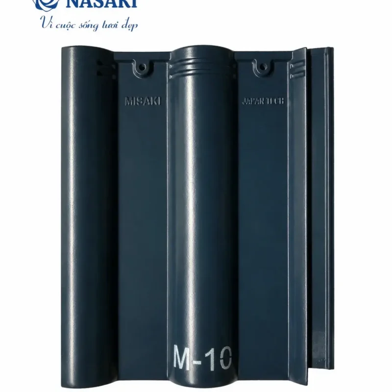 Ngói sóng Misaki ghi xanh (M10)