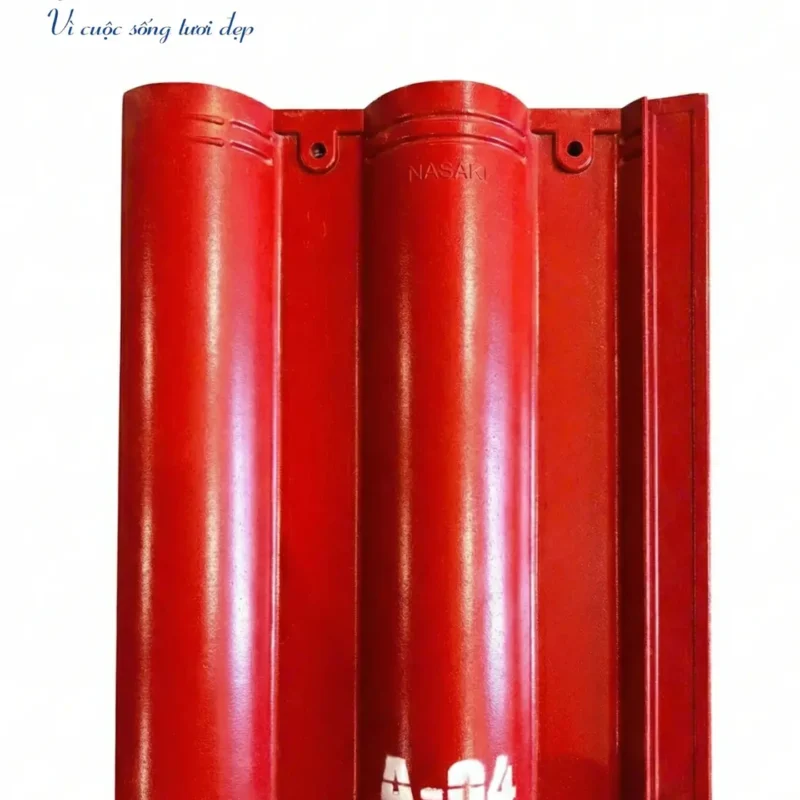 Ngói sóng Nasaki nâu đỏ (A04)