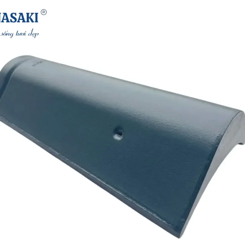 Phụ kiện ngói cuối rìa ngói sóng Nasaki ghi xanh (PK.CR/A10)