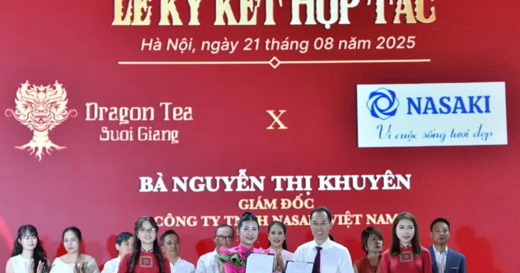 Lễ ký kết hợp tác giữa NASAKI và Dragon Tea Suối Giàng