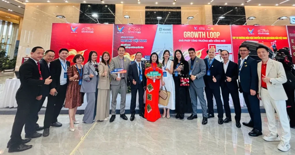 Đại biểu tại gian hàng NASAKI, Lễ trao Giải thưởng Sao Đỏ 2025